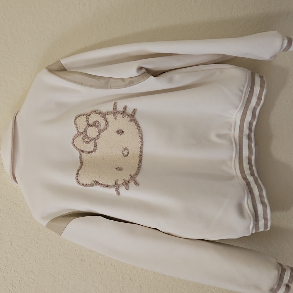Hello Kitty Varsity Bombee Jacket Size L NWT For Men
